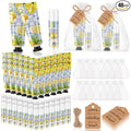 48 Set Capri Lemon Party Favors Bulk Italian Lemon Hand Cream and Lip Balm Gifts for Bridal Baby Shower Party Travel Size Lemonade Hand Lotion Lip Balm Set with Bag Tag for Guest Gender Reveal