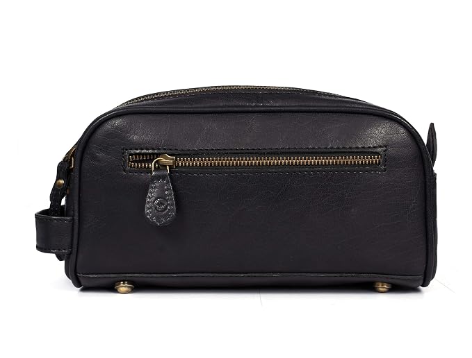 Leather Toiletry Travel Pouch Leather Waterproof Dopp Kit By Aaron Leather Goods