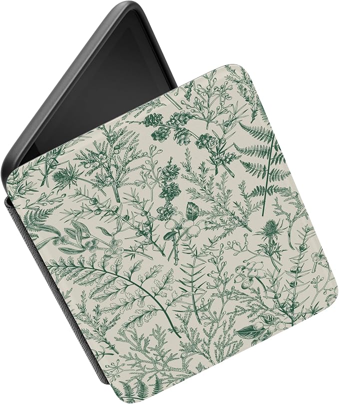 Casely 6" Kindle Case | Sage Garden | Green Floral | Compatible with 6-inch Amazon Kindle 2024/2022 (11th Generation)