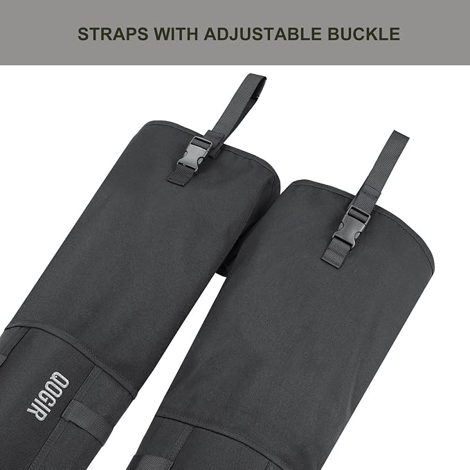 QOGIR Snake Guard Protection Chaps: Snake Bite Protection for Ankle to Thigh Snake Chaps, Waterproof Snake Gaiters