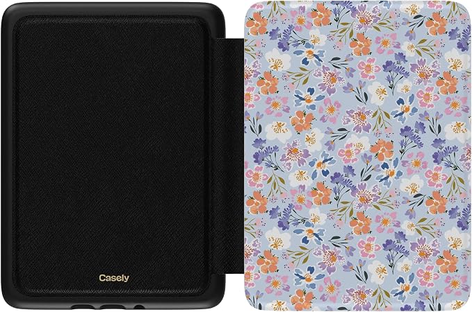 Casely 6" Kindle Case | Poppy Meadows | Pastel Floral | Compatible with 6-inch Amazon Kindle 2024/2022 (11th Generation)