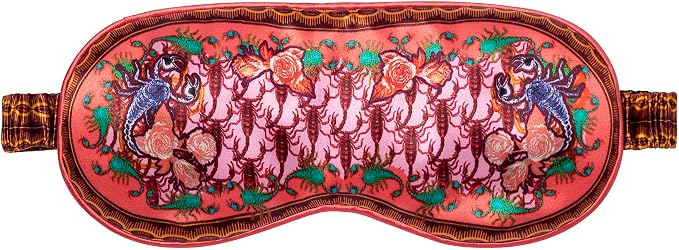 slip Pure Silk Sleep Mask - 100% Pure 22 Momme Mulberry Silk Eye Mask - Comfortable Sleeping Mask with Elastic Band, Zodiac Collection: Scorpio