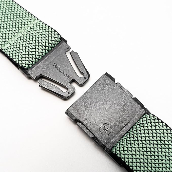 Arcade Belts A2 Unisex Adventure Belt: Heavy Duty Stretch, Metal Free Buckle