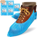 ProtectX Disposable Shoe & Boot Covers, 500-pack (250 pairs), Waterproof, Slip Resistant, Boot & Shoe Covers, Durable CPE plastic, Fits up to Men’s 10.5 US Size and Women’s 12 US Size Shoes