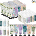 Loopeer 36 Sets Graduation Christian Hand Cream and Lip Balm Gift Set Christian Gift Bulk for Women Mothers Day Gifts for Church Travel Size Hand Lotion Bible Verse Lip Balm Bulk for Bridal Mom