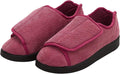 Silvert's Adaptive Clothing & Footwear Silverts Women's Extra Wide Adjustable Slippers Easy Closure Diabetic House Shoes Non Slip Comfort