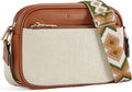 BOSTANTEN Quilted Crossbody Bags for Women Vegan Leather Purses Shoulder Handbags with Wide Strap