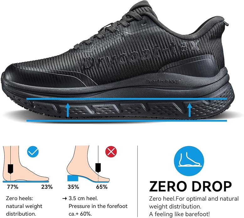 Non Slip Work Shoes Women Easy Slip Walking Shoes for Women Waterproof Sneakers for Restaurant Kitchen Nursing with Arch Fit Support Orthopedic