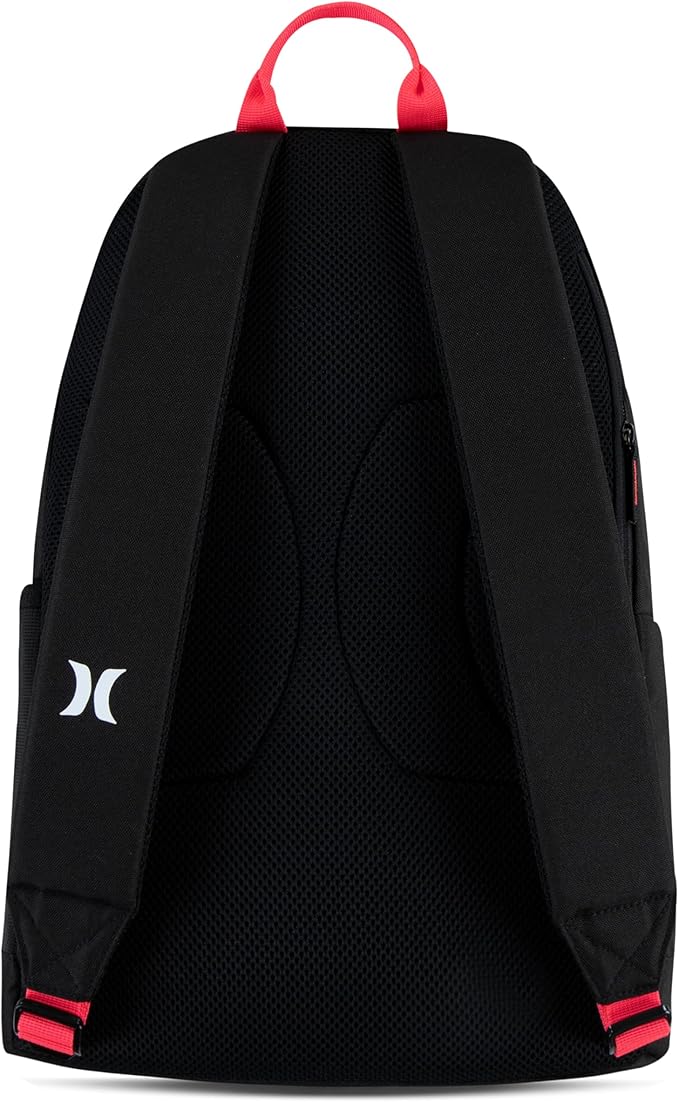 Hurley Unisex-Kids Graphic Backpack, Black/Black, One Size