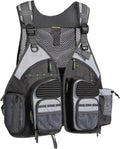 BASSDASH Strap Fishing Vest Adjustable for Men and Women, for Fly Bass Fishing and Outdoor Activities