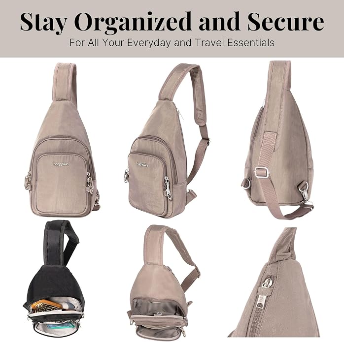 Baggallini Securtex Anti-Theft Daytripper Sling