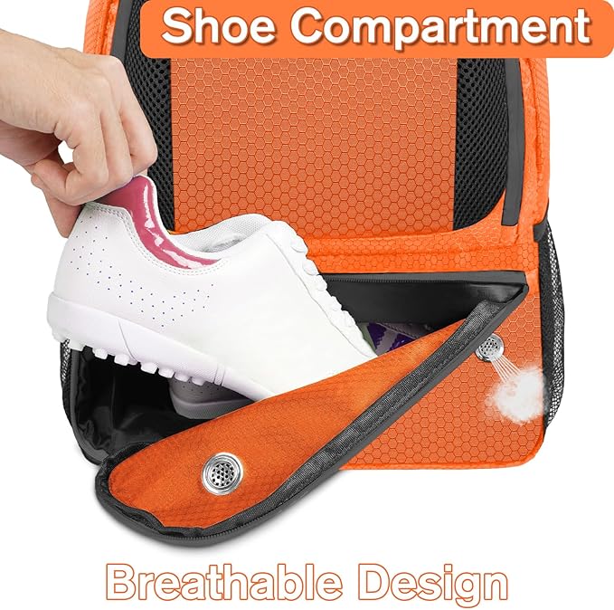 YOREPEK Soccer Backpack,Soccer Bag with Ball Holder, Water resistant Sport Equipment Bags Fit Basketball Volleyball Football
