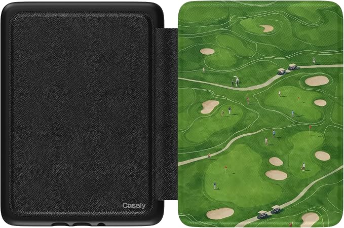 Casely Kindle Case | Clubhouse | The Back Nine | Compatible with 7” Kindle Colorsoft and 7” Kindle Paperwhite (12th Gen 2024 Models)
