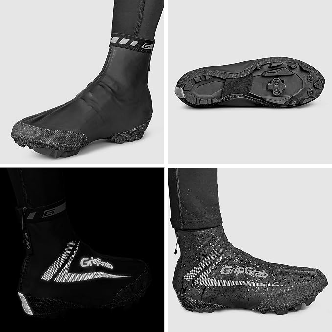 GripGrab RaceAqua X Waterproof Windproof MTB CX Gravel Overshoes Aero Cycling Mountain Bike Cyclocross Rain Shoe Covers