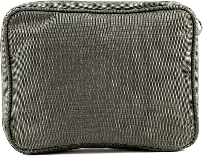 DIME BAGS Odor Sealing Padded Pouch, Carbon-Lined Smell Blocking Bag with Protective Interior for Glass & Gear, Water-Resistant Exterior, Low-Profile & Discreet (10 Inch, Green)