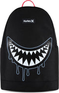 Hurley Unisex-Kids Graphic Backpack, Black/Black, One Size