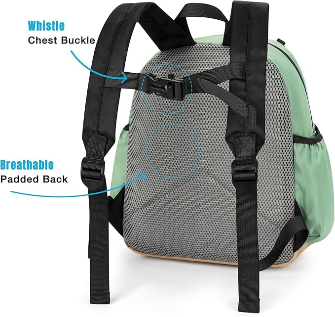 STEAMEDBUN Toddler Backpack for Boys 2-4: Kids Backpack Boys Girls - Preschool Kindergarten Daycare Backpacks - 12 inch