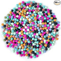 Apropos SUPER DEAL SILICONE BEADS (Assorted 9mm - 500 Beads)