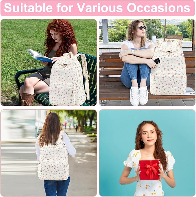 Bluboon School Backpack for Teen Girls Bookbags Elementary High School Corduroy Laptop Bags Women Travel Daypacks