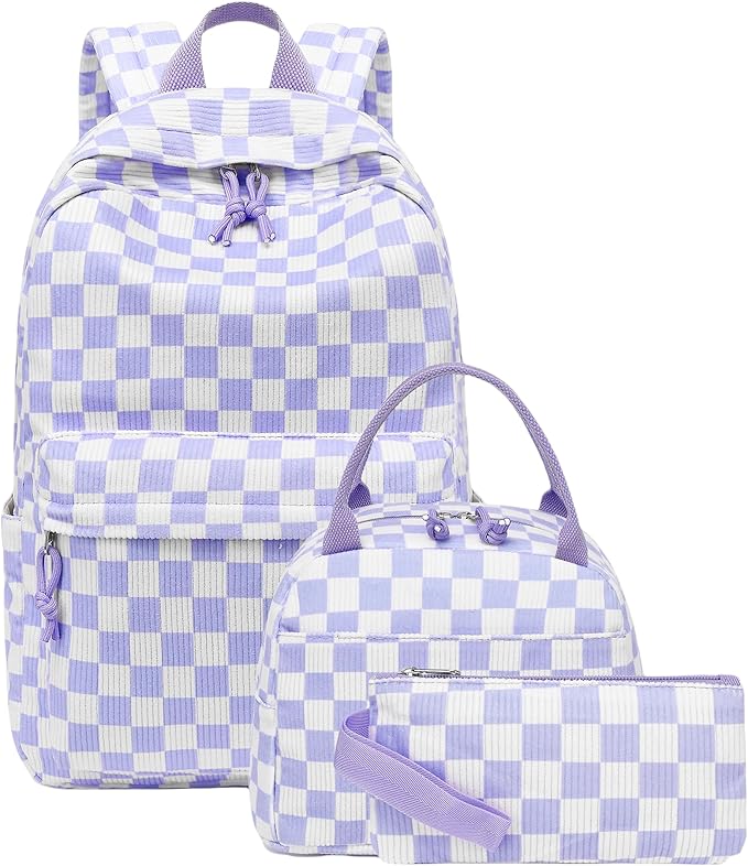 LEDAOU Backpack for Girls School Bag Kids Bookbag Teen Backpack Set Daypack with Lunch Bag and Pencil Case | Kids, Bookbag, Daypack, with Lunch Bag, and Pencil Case