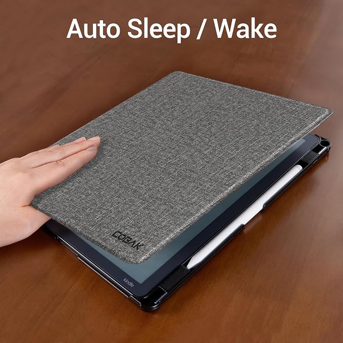 CoBak Case for 11" Kindle Scribe 3rd Generation 2025, Kindle Scribe Colorsoft - All New PU Leather Cover with Auto Sleep Wake, Pen Holder for Scribe 11" 2025 Released