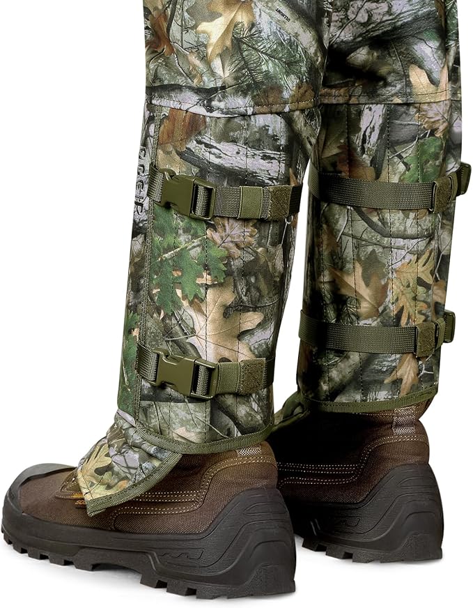 QOGIR Snake Guard Protection Chaps: Snake Bite Protection for Ankle to Thigh Snake Chaps, Waterproof Snake Gaiters