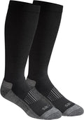 Dickies Men's Light Compression Comfort Over-The-Calf Socks, Available in M-XXL (2, 4 Pairs)