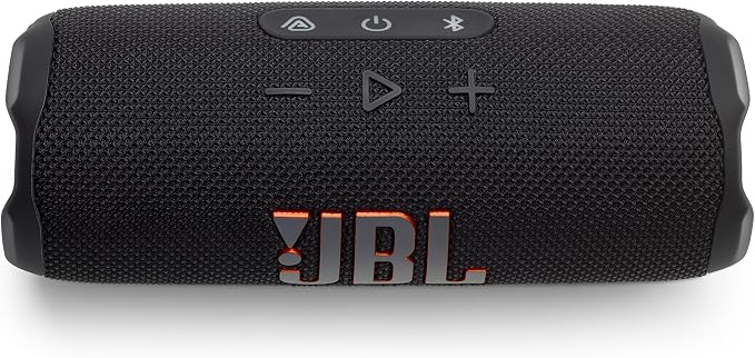 JBL Flip 7 - Portable Waterproof and Drop-Proof Speaker, Bold JBL Pro Sound with AI Boost, 16Hrs of Playtime, and PushLock System with Interchangeable Accessories (Black)