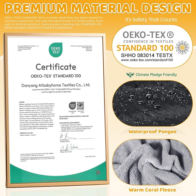 Orzbow Stroller Footmuff Universal - Weather-Proof Bunting Bag for Toddler, Warm Fleece Sleeping Bag for Cold Weather, Easily Attaches to Most Strollers, Baby Boys Girls Winter Essentials, Black