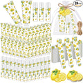 Leelosp 24 Sets Lemon Hand Cream and Lip Balm Bridal Baby Shower Party Favors Bulk Summer Lemon Travel Size Hand Lotion Lip Balm Nail File Gifts Set Bridal Shower Wedding Party Supplies for Guests