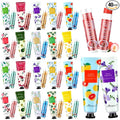 40 Pcs Hand Cream Bulk and Lip Balm Bulk Gift Set Scented Hand Lotion for Dry Skin Travel Lip Moisturizer Gifts Lip Gloss Bulk for Women Coworkers Bridal Shower Gifts Party