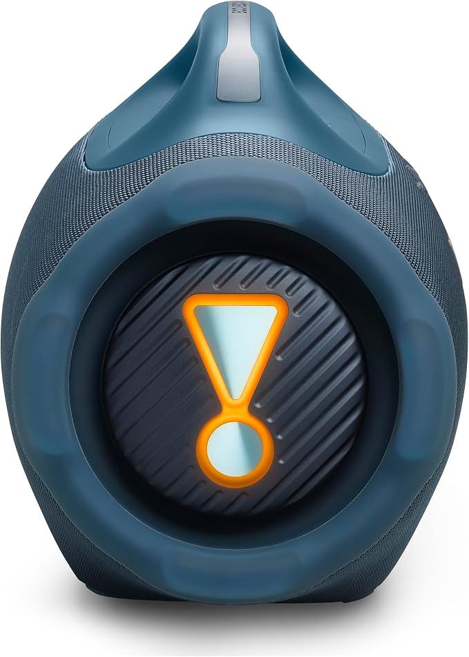 JBL Boombox 4 - Most Powerful Portable Waterproof Speaker with Massive Pro Sound, Up to 34 Hours of Playtime, & Multi-Speaker Connection by Auracast™ (Blue)
