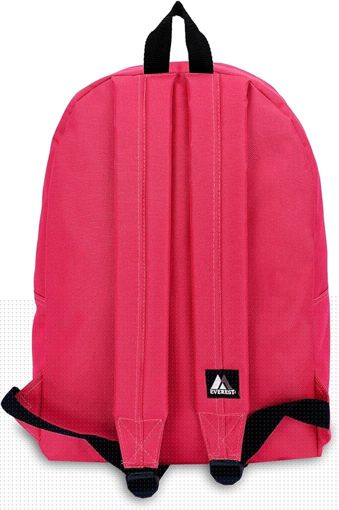 Everest Basic Backpack, Hot Pink, One Size