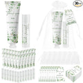 30 Sets Moisturizing Lip Balms in Bulk Return Thank You Gifts for Wedding Sage Green Eucalyptus Leaf Theme Birthday Baby Shower Gifts Party Favors Games Prizes Guests Gifts