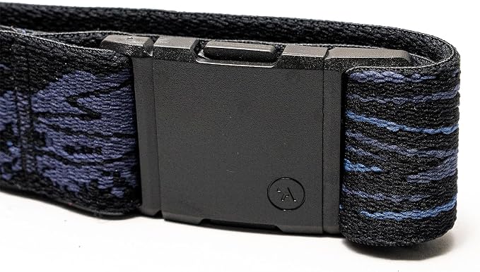 Arcade Belts A2 Unisex Adventure Belt: Heavy Duty Stretch, Metal Free Buckle