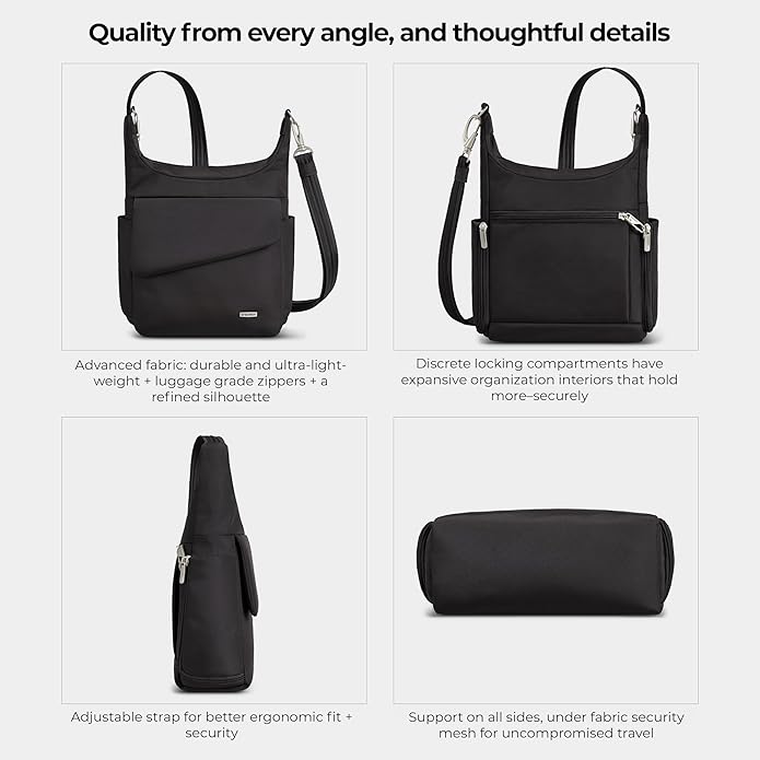 Travelon Anti-Theft Classic Messenger Bag
