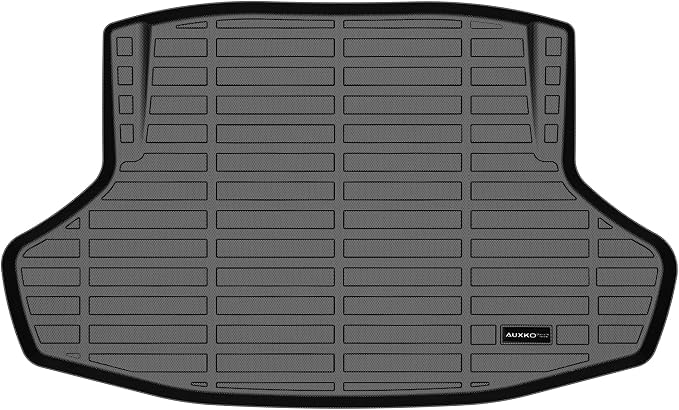Auxko All Weather Cargo Liner Fit for Honda Civic Sedan(Not for Hatchback) 2022-2025 2026 TPE Rubber Liners Civic Accessories All Season Guard Odorless Anti-Slip Cargo Mat Black