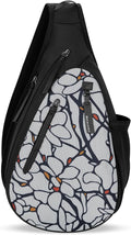 Sherpani Esprit, Anti Theft Sling Bag, Right-Handed Sling Purse, 10L Travel Bag, Crossbody Backpack, Travel Gift, Fits 10 Inch Tablet (Sakura)