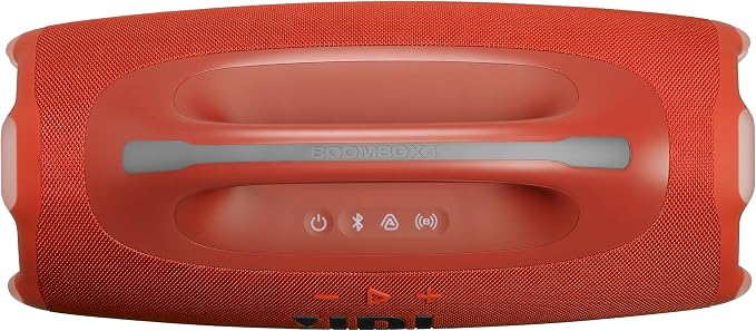 JBL Boombox 4 - Most Powerful JBL Portable Waterproof Speaker with Massive JBL Pro Sound, Up to 34 Hours of Playtime, & Multi-Speaker Connection by Auracast™ (Orange)