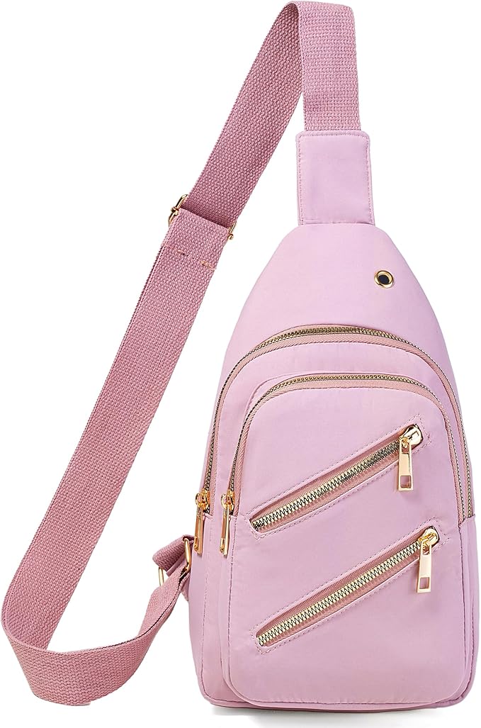 Banelu Sling Bag Crossbody Bags for Women, Small Sling Backpack Cross Body Bag Fanny Pack for Outdoors Hiking Traveling