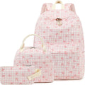 LEDAOU Backpack for Girls School Bag Kids Bookbag Teen Backpack Set Daypack with Lunch Bag and Pencil Case | Kids, Bookbag, Daypack, with Lunch Bag, and Pencil Case