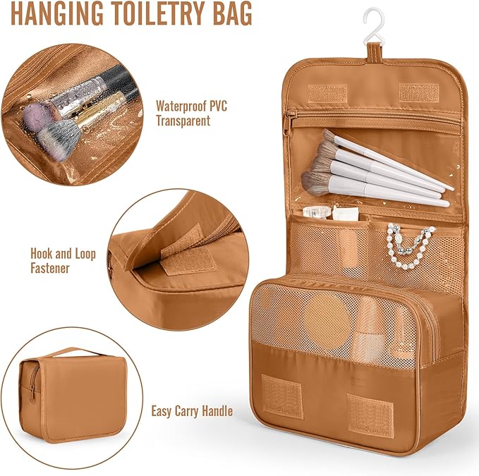 Veken 8 Set Packing Cubes for Travel Essentials, Suitcase Organizer Bags in 4 Sizes, Carry-On Luggage Accessories with Large Laundry Bag & Passport Holder, Must-Have for Airplane, Road Trip & Camping