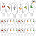 24 Pack Fruit Scented Hand Sanitizers Keychain Gift Mini Hand Sanitizer Gel Bulk 1 oz Travel Size with Keychain Summer Graduation Party Employee Appreciation Gift Bulk for Nurses Teachers