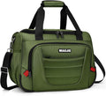 Underseat Carry On luggage Bag Airplanes Personal Item Bags, Gym Bag for Men Weekender Overnight Travel Tote Bag Shoulder Small Softside Carry on Luggage Travel Duffel Bags For Men,16 IN Green