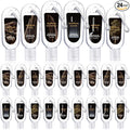 24 Pack Scented Hand Sanitizers Keychain Gift for Man Father Day Gifts Mini Travel Size Hand Sanitizer Gel Bulk 1oz Man Appreciation Thank You Gifts for Male Teacher Nurse Husbands Employee
