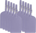 PATIKIL Leather Luggage Tag, 30 Pcs Luggage Tags Pu Bag Tags for Suitcases Airplane Travel Essentials, Purple