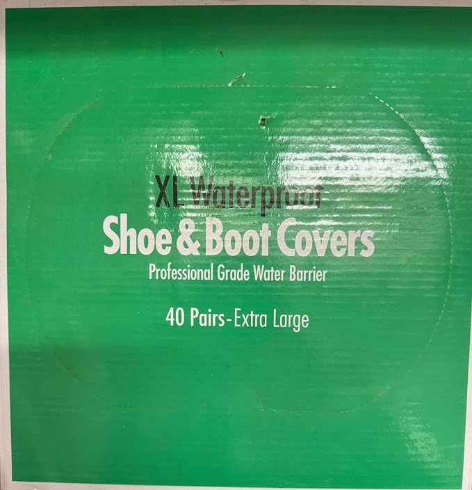 Buffalo Industries 68404 XL Waterproof Shoe & Boot Covers 40 Pr Carton