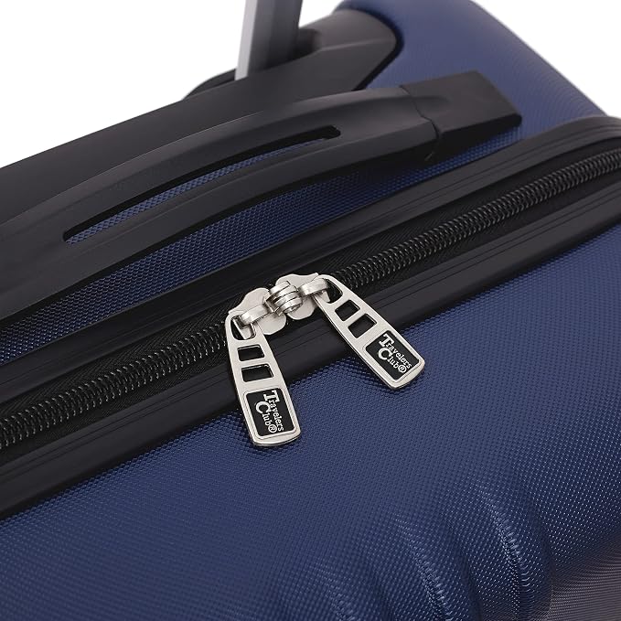 Travelers Club Cosmo Luggage, Navy Blue-2 Piece Set (28"/20")