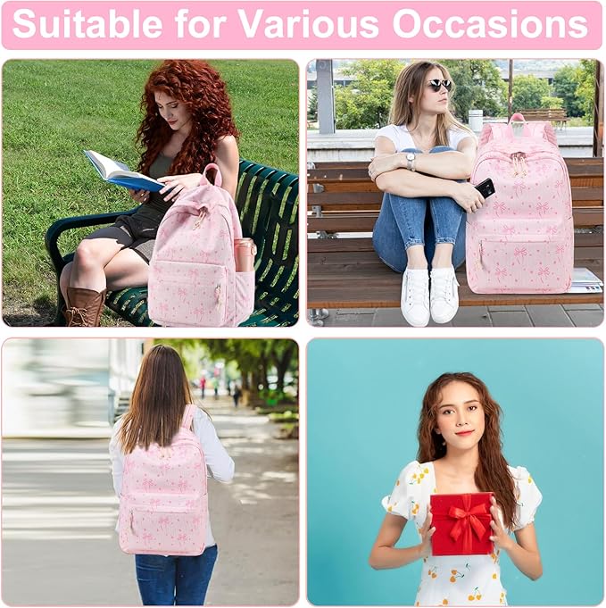 Bluboon School Backpack for Teen Girls Bookbags Elementary High School Corduroy Laptop Bags Women Travel Daypacks