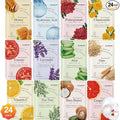 KONEUK 24 Pack Sheet Face Masks Skincare for Women, Hydrating Collagen Essence Face Masks Suitable for All Skin Types, Face Mask Gifts Set for Spa Party, Bulk Facial Masks for Women Skin Care